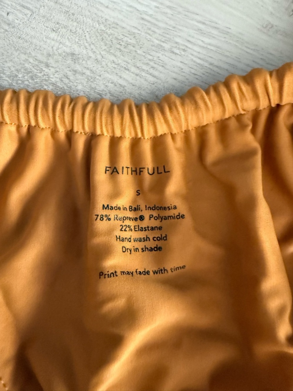 Faithfull the Brand Mustard Yellow Bikini set